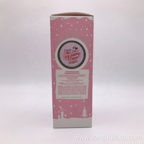 Hot sale set 500ml strawberry cream organic shower